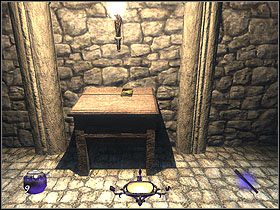 Idź po schodach na górę i zabierz sakiewkę (50) patrolującemu okolicę strażnikowi - Dzień trzeci [Opis 3] | Miasto | Thief Deadly Shadows - Thief: Deadly Shadows - poradnik do gry