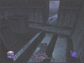 Z niego przedostań się na balkon z prawej i dalej zeskocz na ziemię - Dzień trzeci [Opis 6] | Miasto | Thief Deadly Shadows - Thief: Deadly Shadows - poradnik do gry