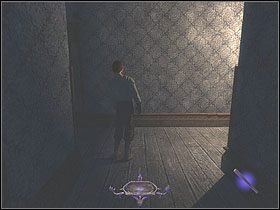 Załatw stojącego tu pijanego strażnika po czym otwórz drzwi na lewo w korytarzu - The House of Widow Moira [Opis 2] | Misja 4 | Thief Deadly Shadows - Thief: Deadly Shadows - poradnik do gry