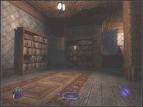 Omiń go i wyjdź po schodach na sam szczyt, by dostać się do pokoju z wdową Moirą - The House of Widow Moira [Opis 4] | Misja 4 | Thief Deadly Shadows - Thief: Deadly Shadows - poradnik do gry