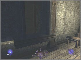 Trafisz do sali z windą pilnowaną przez dwóch strażników, ogłusz najpierw tego, który stoi pod schodami, a następnie drugiego zlokalizowanego po drugiej stronie mechanizmu - Killing Time [Opis 2] | Misja 6 | Thief Deadly Shadows - Thief: Deadly Shadows - poradnik do gry