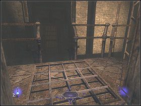 Zejdź na niższą kładkę, a z niej zeskocz jeszcze niżej na kolejną - Killing Time [Opis 3] | Misja 6 | Thief Deadly Shadows - Thief: Deadly Shadows - poradnik do gry