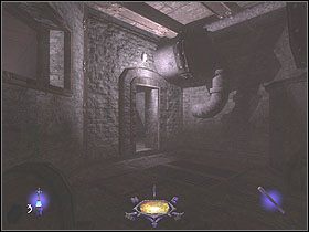 Po drodze będziesz musiał ogłuszyć strażnika, a droga ta zaprowadzi cię pod zamknięte drzwi - Killing Time [Opis 5] | Misja 6 | Thief Deadly Shadows - Thief: Deadly Shadows - poradnik do gry