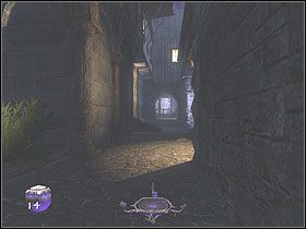 Zobaczysz w tej chwili, jak ci zaczną walczyć z lokalnymi strażnikami - Dzień szósty [Opis 1] | Miasto - Thief: Deadly Shadows - poradnik do gry