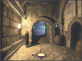 W okolicy parku, w krzakach znajdziesz strzałę z mchem w oraz magiczną fontannę, która uleczy twoje nadwątlone zdrowie - Dzień siódmy [Opis 2] | Miasto - Thief: Deadly Shadows - poradnik do gry