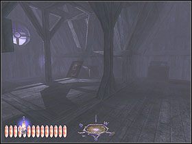 Zabierz Cewkę do Generatora, leżącą na skrzyni na wprost od wejścia, po czym obejrzysz dokładnie obraz z małą dziewczynką - Robbing the Cradle [Opis 1] | Misja 8 - Thief: Deadly Shadows - poradnik do gry