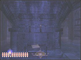 Na tej z flaszkami znajdziesz Krew Lauryl - Robbing the Cradle [Opis 2] | Misja 8 - Thief: Deadly Shadows - poradnik do gry