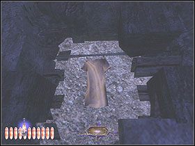 Wróć na korytarz i na rozwidleniu skręć w pierwsze przejście z lewej - Robbing the Cradle [Opis 3] | Misja 8 - Thief: Deadly Shadows - poradnik do gry