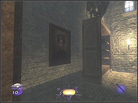 Następnie omijając dwie znajdujące się w bibliotece statuy, wdrap się na balkon z którego tutaj wszedłeś - Dzień ósmy [Opis 4] | Miasto - Thief: Deadly Shadows - poradnik do gry