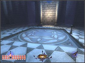 Skorzystaj z przełącznika widocznego na ścianie, by podnieść pozostałe dwie kraty - Still Life with Blackjack [Opis 6] | Misja 9 - Thief: Deadly Shadows - poradnik do gry