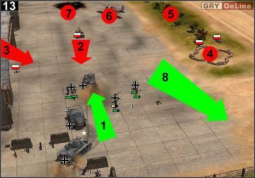 Idź wojskiem tak jak to pokazuje [1] - [Niemcy] Misja 1 [Opis 4] w Codename Panzers - Faza Pierwsza - Codename: Panzers - Faza Pierwsza - poradnik do gry