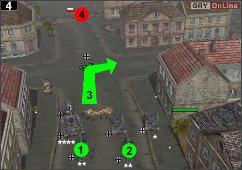 Postaw działa w [1] i [2] - [Niemcy] Misja 3 [Opis 2] w Codename Panzers - Faza Pierwsza - Codename: Panzers - Faza Pierwsza - poradnik do gry