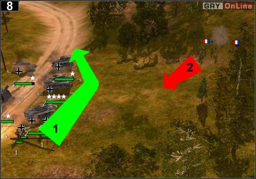 Wyprzedź ciężarówki i jedź teraz drogą w drugą stronę - [Niemcy] Misja 4 [Opis 3] w Codename Panzers - Faza Pierwsza - Codename: Panzers - Faza Pierwsza - poradnik do gry