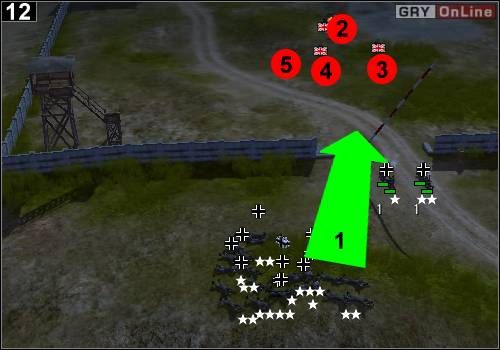 Czołgaj się wzdłuż muru do wejścia na lotnisko - [Niemcy] Misja 6 [Opis 4] w Codename Panzers - Faza Pierwsza - Codename: Panzers - Faza Pierwsza - poradnik do gry