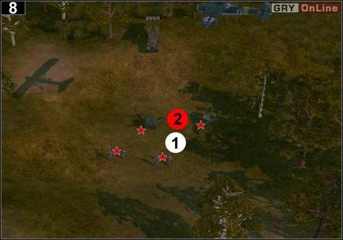 Teraz spójrz na dolinę pokazaną przez powyższy obrazek (jeśli nie wiesz gdzie to - skorzystaj z mapy) - [Niemcy] Misja 8 [Opis 3] w Codename Panzers - Faza Pierwsza - Codename: Panzers - Faza Pierwsza - poradnik do gry