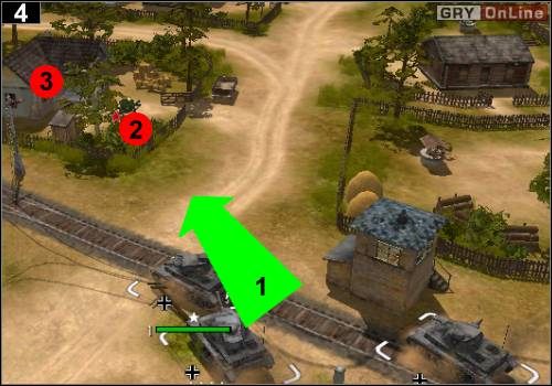 Gdy tylko odeprzesz powyższy atak, możesz mówić o pierwszym sukcesie - [Niemcy] Misja 10 [Opis 2] w Codename Panzers - Faza Pierwsza - Codename: Panzers - Faza Pierwsza - poradnik do gry