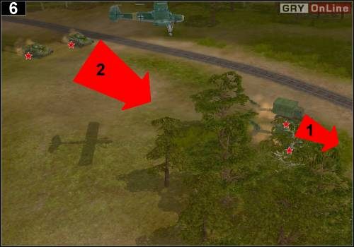 Powyższy obrazek ukazuje kolejnych przeciwników - [Niemcy] Misja 10 [Opis 3] w Codename Panzers - Faza Pierwsza - Codename: Panzers - Faza Pierwsza - poradnik do gry