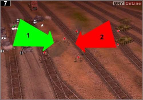 Starcie przebiegnie na torach - [Niemcy] Misja 12 [Opis 3] w Codename Panzers - Faza Pierwsza - Codename: Panzers - Faza Pierwsza - poradnik do gry