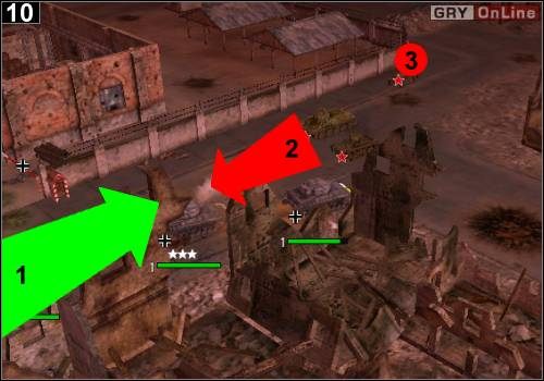Tutaj nastąpią dwa ataki - [Niemcy] Misja 12 [Opis 4] w Codename Panzers - Faza Pierwsza - Codename: Panzers - Faza Pierwsza - poradnik do gry