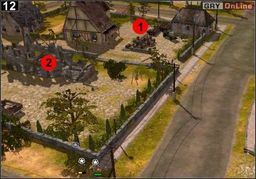 Znajdź miejsce pokazane na powyższym obrazku - [Alianci] Misja 3 [Opis 4] w Codename Panzers - Faza Pierwsza - Codename: Panzers - Faza Pierwsza - poradnik do gry