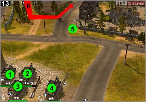 Powinieneś przemieścić się na drugą stronę miasta - [Alianci] Misja 3 [Opis 5] w Codename Panzers - Faza Pierwsza - Codename: Panzers - Faza Pierwsza - poradnik do gry