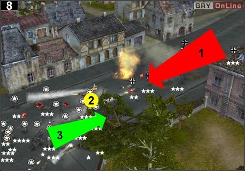 Czwarty atak to znów sama piechota, tym razem bardziej zróżnicowana: żołnierze z miotaczami ognia, ciężkimi karabinami, zwykli i z pistoletami maszynowymi - [Alianci] Misja 6 [Opis 3] w Codename Panzers - Faza Pierwsza - Codename: Panzers - Faza Pierwsza - poradnik do gry