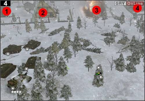 Kolejny problem to domki, w których ukrywają się żołnierze przeciwnika - [Alianci] Misja 8 [Opis 2] w Codename Panzers - Faza Pierwsza - Codename: Panzers - Faza Pierwsza - poradnik do gry