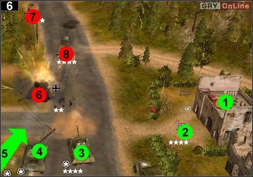 Czas na czwarty konwój - [Alianci] Misja 9 [Opis 2] w Codename Panzers - Faza Pierwsza - Codename: Panzers - Faza Pierwsza - poradnik do gry