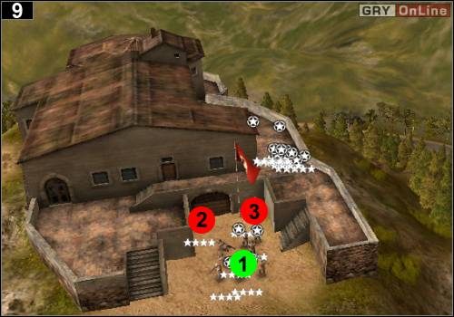 Znajdziesz się na górze twierdzy, w [1] - [Alianci] Misja 9 [Opis 3] w Codename Panzers - Faza Pierwsza - Codename: Panzers - Faza Pierwsza - poradnik do gry