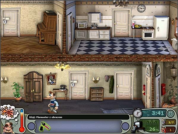 No cóż, pozostało ci tylko zamknięcie w szafie i podziwianie twoich wyczynów - [Sezon 1] Szarlotka | Opis przejścia Sąsiedzi z Piekła Rodem - Sąsiedzi z Piekła Rodem - poradnik do gry