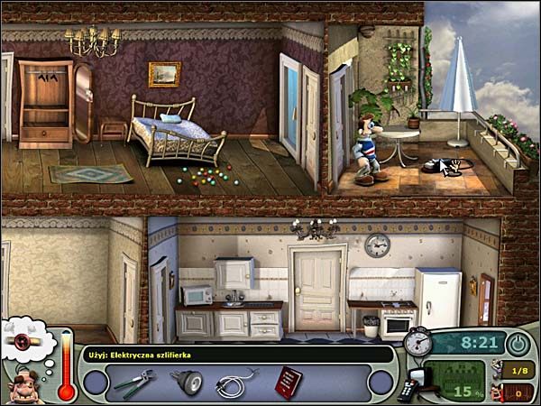 Wróć do sypialni i połóż na podłodze kulki, a z szafki nocnej weź książkę tortur - [Sezon 3] Zrób to sam | Opis przejścia Sąsiedzi z Piekła Rodem - Sąsiedzi z Piekła Rodem - poradnik do gry