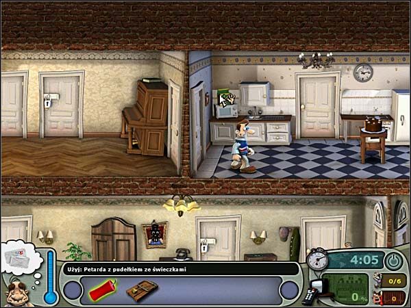 Wróć do salonu, a tam zejdź na dół (Sąsiad powinien teraz łapać się na nasze niespodzianki w kuchni) i użyj pułapki na skrzynce na listy - [Sezon 1] Urodzinowe przyjęcie | Opis przejścia Sąsiedzi z Piekła Rodem - Sąsiedzi z Piekła Rodem - poradnik do gry