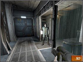 Wróć się do dużej sali i zlokalizuj drzwi, które otwierają drogę do dalszej części kompleksu - [Opis] Alpha Labs - Sector 2 cz.2 | Doom III - Doom III - poradnik do gry