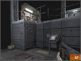 W następnym pomieszczeniu zobaczysz dużą ilość pajęczyn i owinięte w kokon ciała, co zwiastuje rychłe kłopoty - [Opis] Alpha Labs - Sector 2 cz.2 | Doom III - Doom III - poradnik do gry