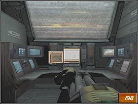 Wróć się do głównych drzwi i przyglądnij się kolejnym (na wprost - #197), które do otwarcia wymagają znalezienia panelu - [Opis] Central Processing | Doom III - Doom III - poradnik do gry