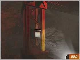 Po zjechaniu platformą na dół, zobaczysz kolejną część kompleksu - [Opis] Caverns - Area 1 cz.1 | Doom III - Doom III - poradnik do gry