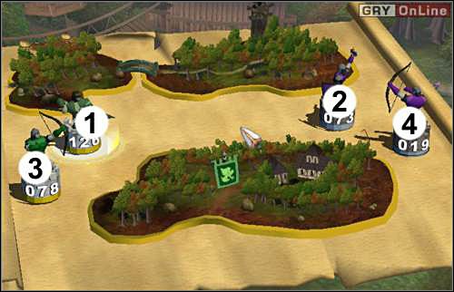 Bitwa jest dość prosta, trzeba mieć tylko przeważającą liczebnie armię i - Las Sherwood - Prowadzenie bitwy | Robin Hood Defender of the Crown - Robin Hood: Defender of the Crown - poradnik do gry