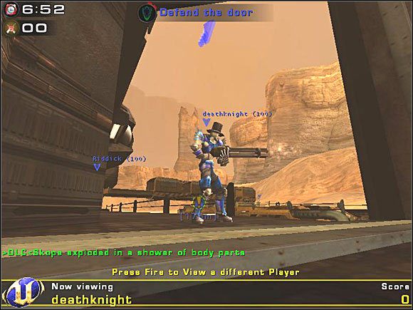 Wróg ma zdecydowanie lepszą pozycję do strzału, dlatego trzeba być szybkim - ASSAULT | Tryby | Unreal Tournament 2004 - Unreal Tournament 2004 - poradniki