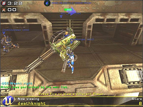 Wieżyczki potrafią znacznie utrudnić nam życie, ale nie są niemożliwe do przejścia - ASSAULT | Tryby | Unreal Tournament 2004 - Unreal Tournament 2004 - poradniki