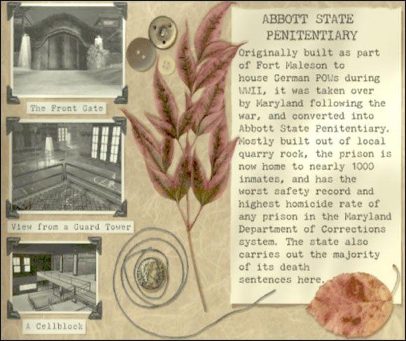 1 - [Lokacje] Abbott State Penitentiary, The Dead House - The Suffering - poradnik do gry