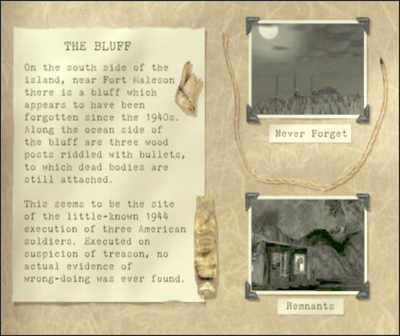 1 - [Lokacje] The Bluff, Page Locked - The Suffering - poradnik do gry