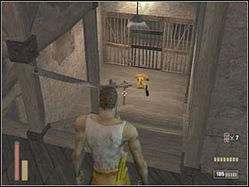 Znów spotykamy mały arsenał, a wyjściem z poziomu są następujące drzwi - [Poziom 2] cz.4 - The Suffering - poradnik do gry