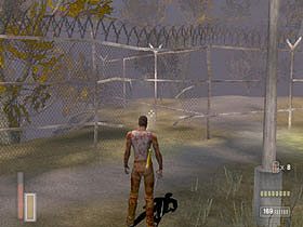 Idziemy dalej drogą, aż do dziury w ogrodzeniu, w którą wchodzimy - [Poziom 3] cz.2 - The Suffering - poradnik do gry