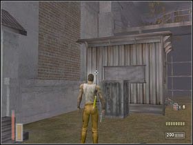 Tę skrzynię musimy przesunąć w miejsce widoczne obok - [Poziom 4] cz.6 - The Suffering - poradnik do gry