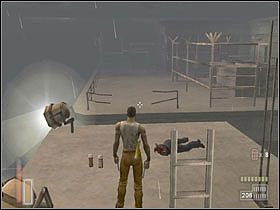 Wychodzimy na dach budki drabinką, a potem skaczemy na drugi dach - [Poziom 7] cz.1 - The Suffering - poradnik do gry