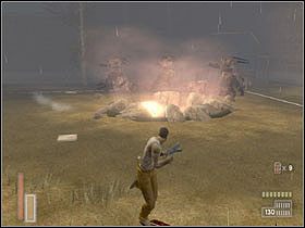 Na dole ukazuje się nam żona, a po chwili rozpoczyna się strzelanina - [Poziom 7] cz.3 - The Suffering - poradnik do gry