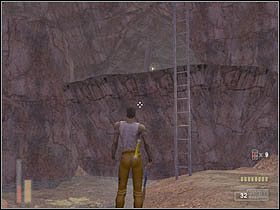 Pod drabiną, którą schodzimy jest trochę dynamitu - [Poziom 8] cz.3 - The Suffering - poradnik do gry