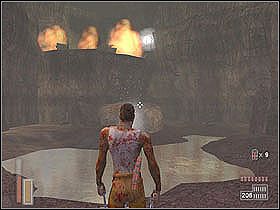 Po zniszczeniu skrzyni używamy rączki i oglądamy fajerwerki - [Poziom 9] cz.1 - The Suffering - poradnik do gry