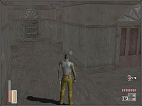 Trafiamy na korytarz, którym udajemy się w kierunku drzwi - [Poziom 11] cz.2 - The Suffering - poradnik do gry