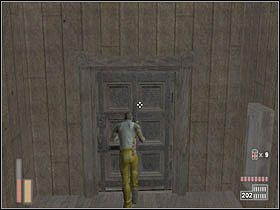 Zabijamy kilka potworów, po czym strzelamy w uchwyt podtrzymujący obraz, który widzicie - [Poziom 11] cz.2 - The Suffering - poradnik do gry